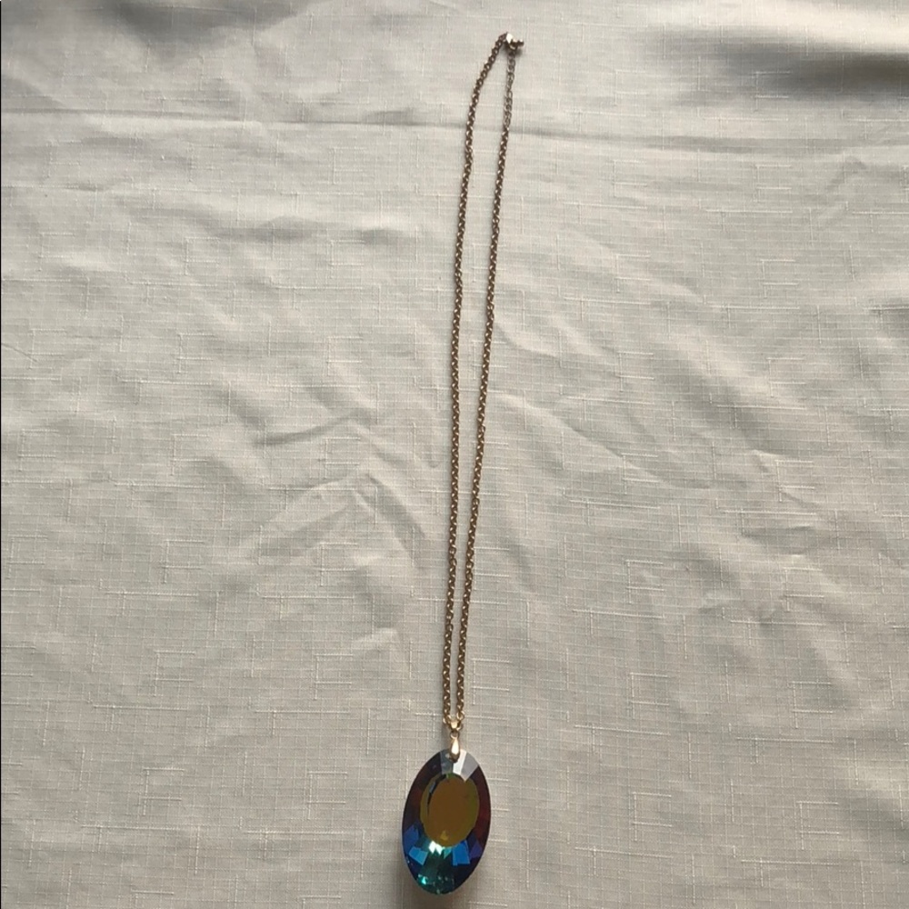 Long rainbow necklace